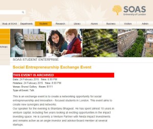 SOAS Event